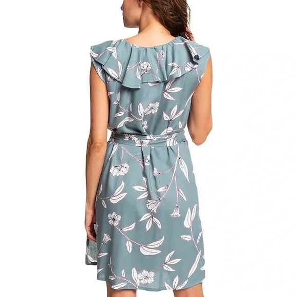 Roxy Rivello With You Sleeveless Wrap Floral Dress size XS - Picture 3 of 14